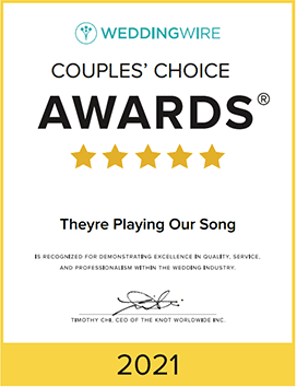 A couple 's choice award for their song.
